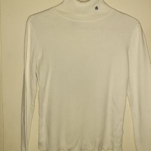 Ralph Lauren White turtleneck sweater